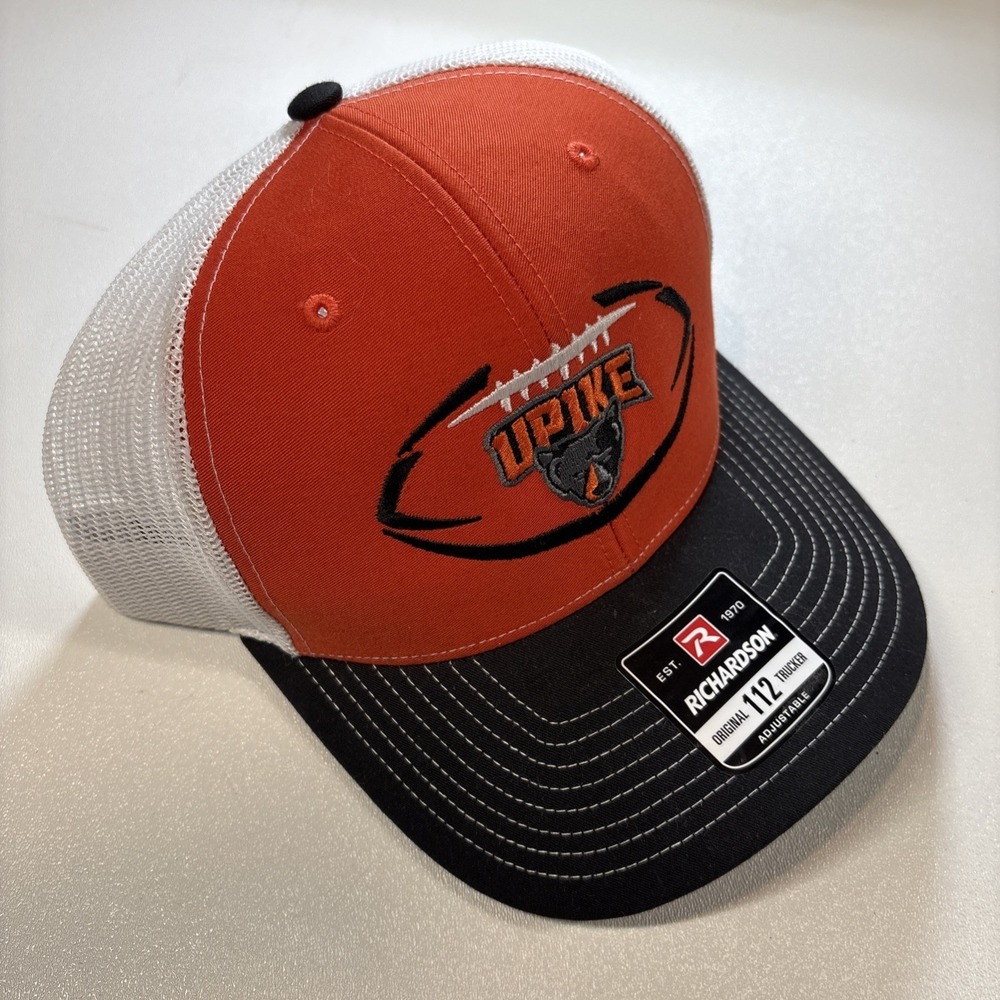 University of Pikeville Bears UPike Orange Logo Trucker Hat Cap New **see notes